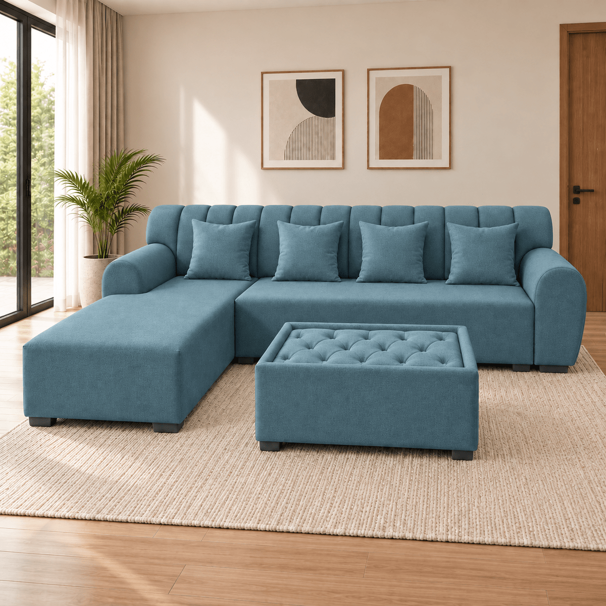 Lavise Cushioned Lounger Sofa - Lavise