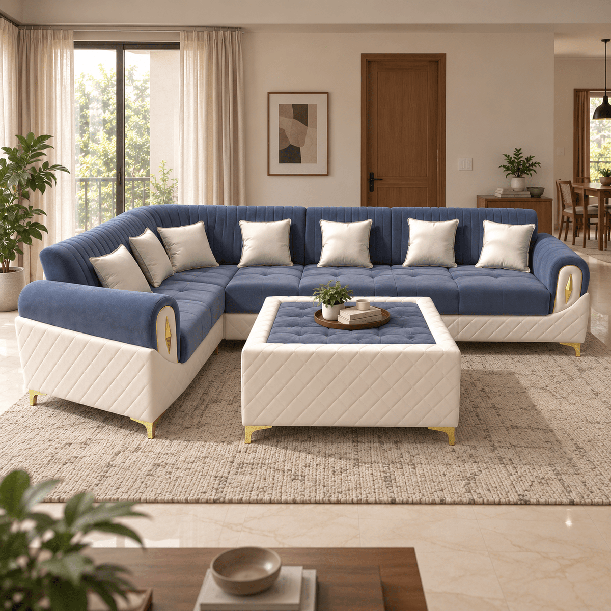 Lavise Royale L-Shaped Corner Sofa - Lavise