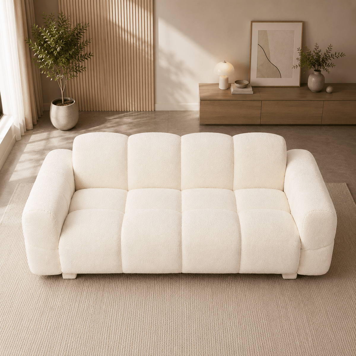 Lavise Cloudy 3 Seater Sofa - Lavise