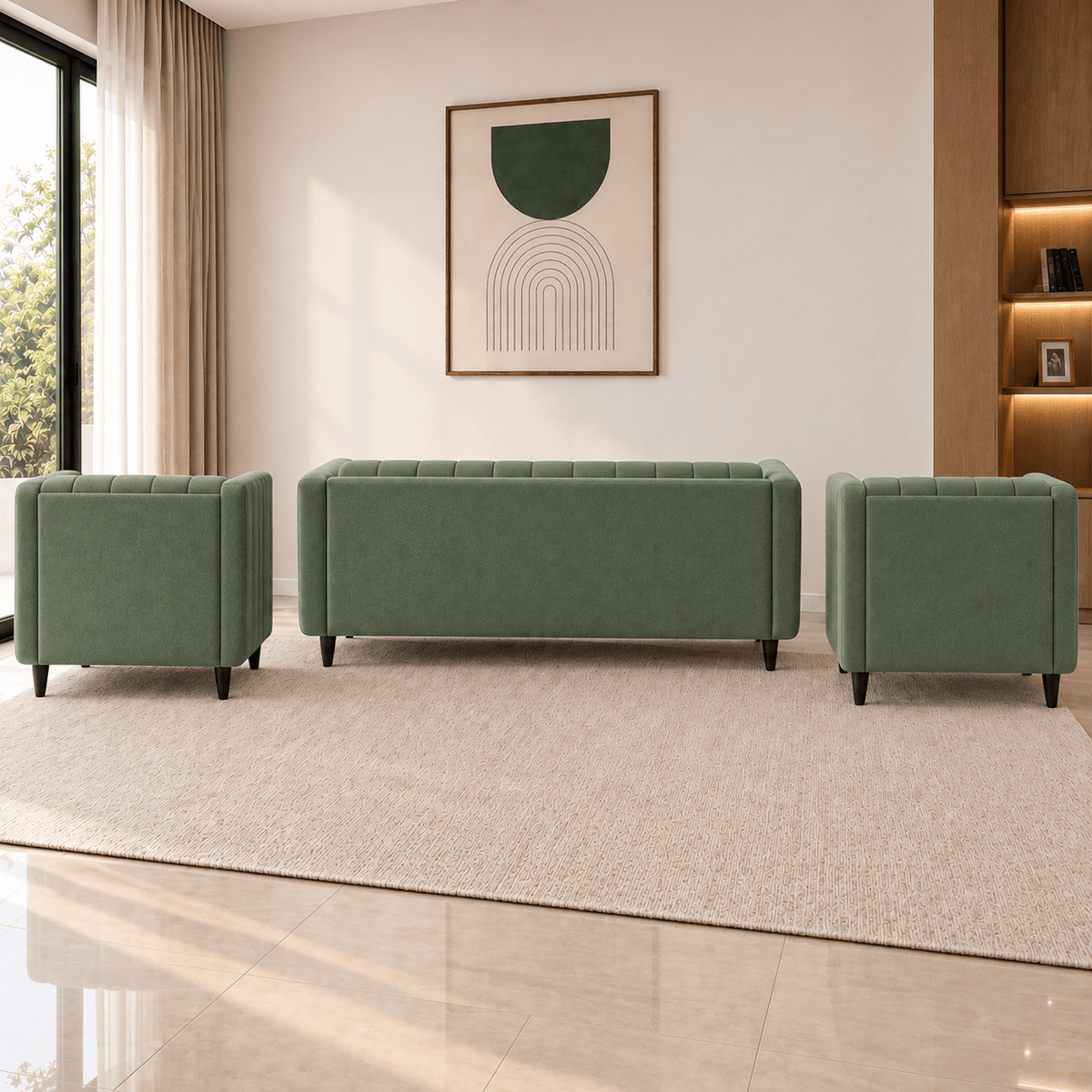 Lavise Cushion Arch 3+1+1 Sofa Set - Lavise