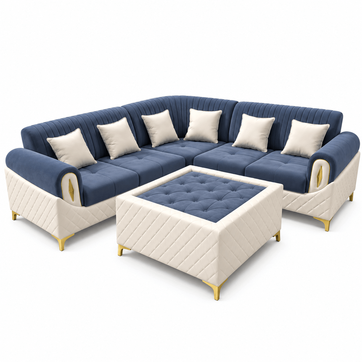 Lavise Royale L-Shaped Corner Sofa - Lavise