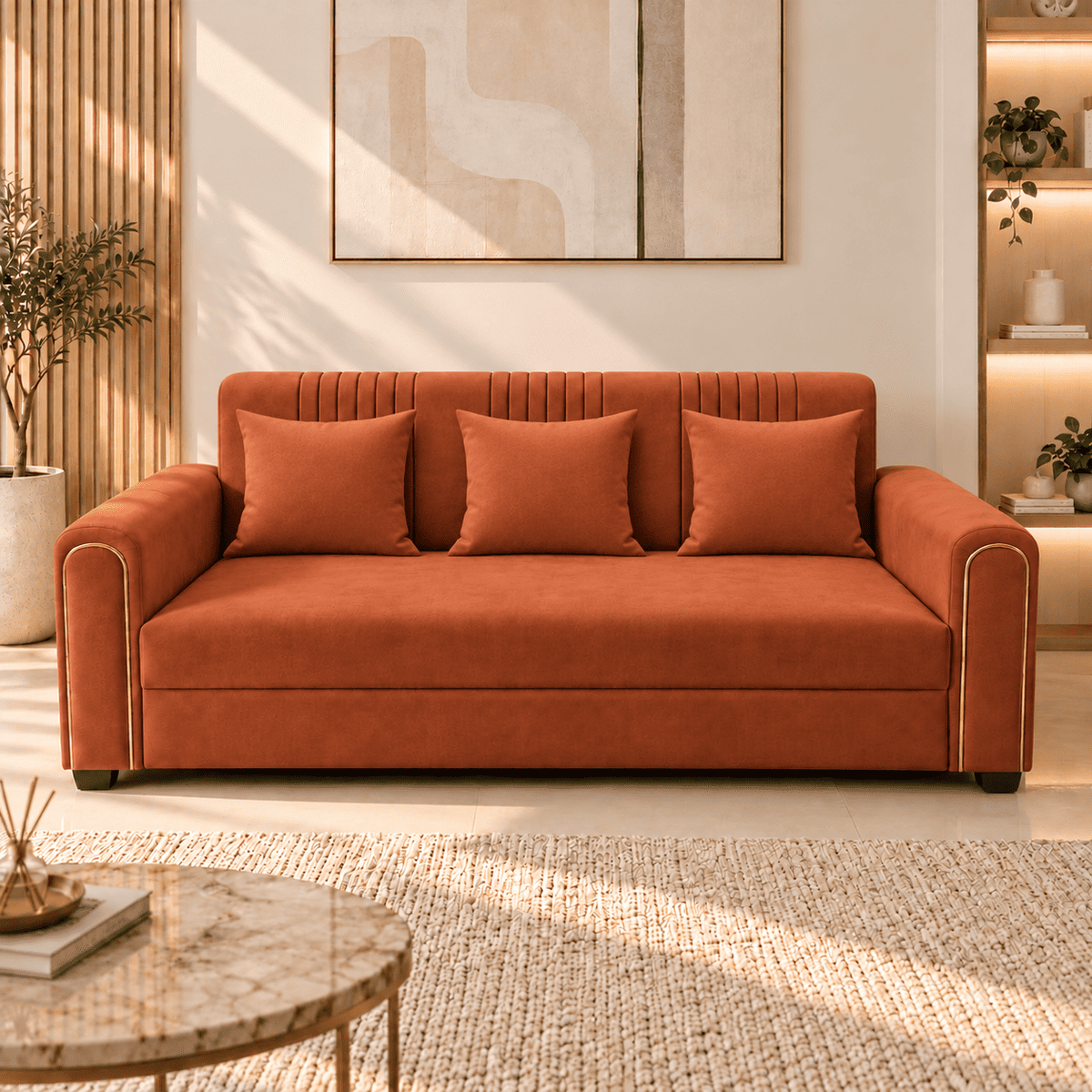 Lavise Contour Premium 3 seater Sofa with Cushions