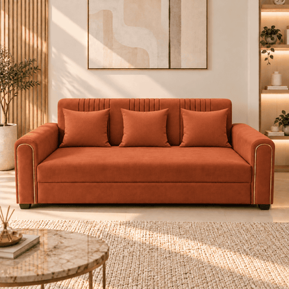 Lavise Contour Premium 3 seater Sofa with Cushions