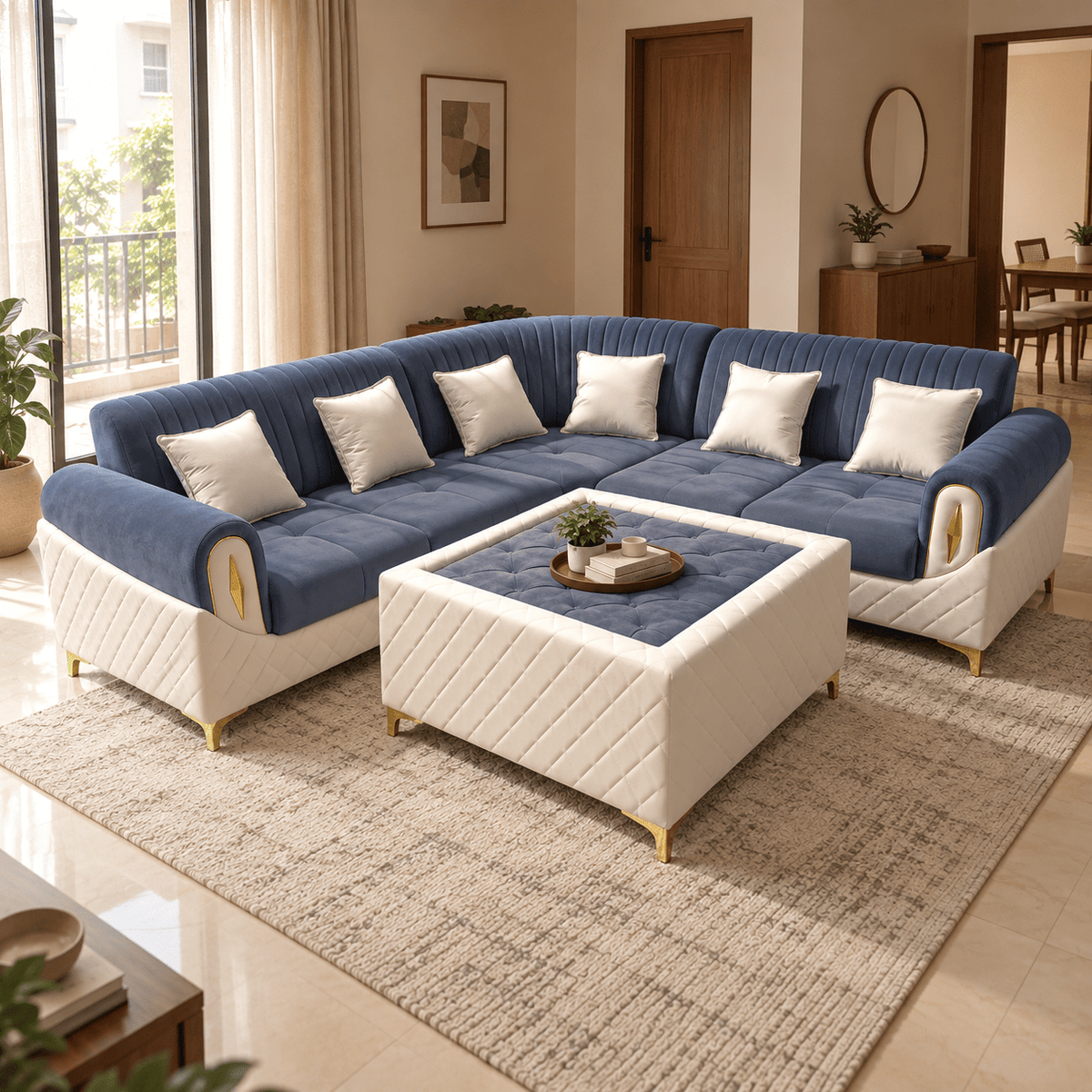 Lavise Royale L-Shaped Corner Sofa - Lavise