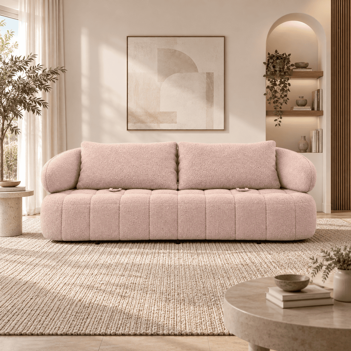 Lavise Siena 3 Seater Sofa with Extendable Backrest - Lavise