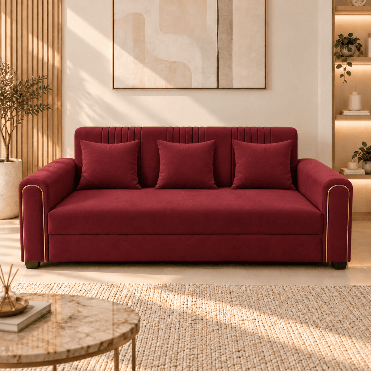Lavise Contour Premium 3 seater Sofa with Cushions