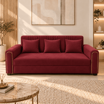 Lavise Contour Premium 3 seater Sofa with Cushions