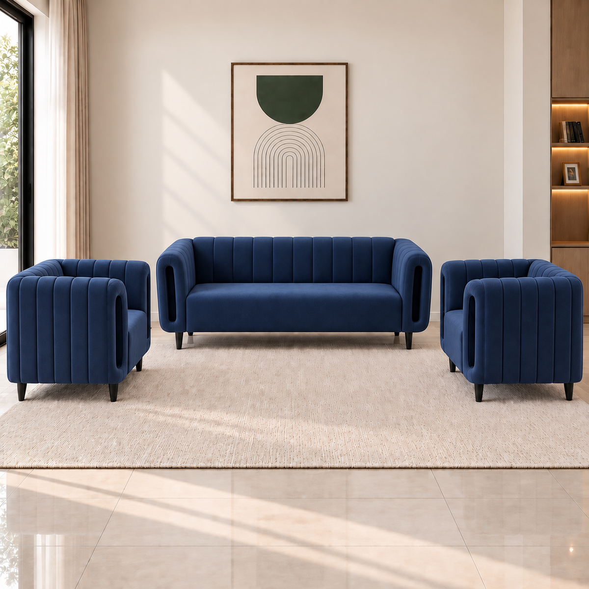 Lavise Cushion Arch 3+1+1 Sofa Set