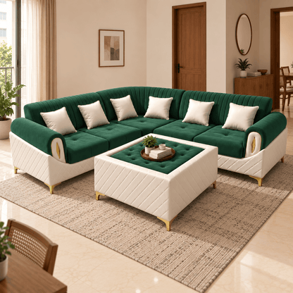 Lavise Royale L-Shaped Corner Sofa - Lavise