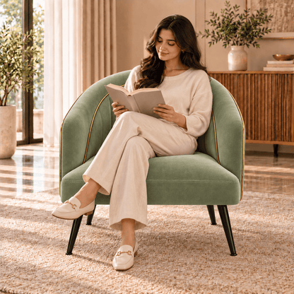 Lavise Opal Premium Upholstered Accent Chair