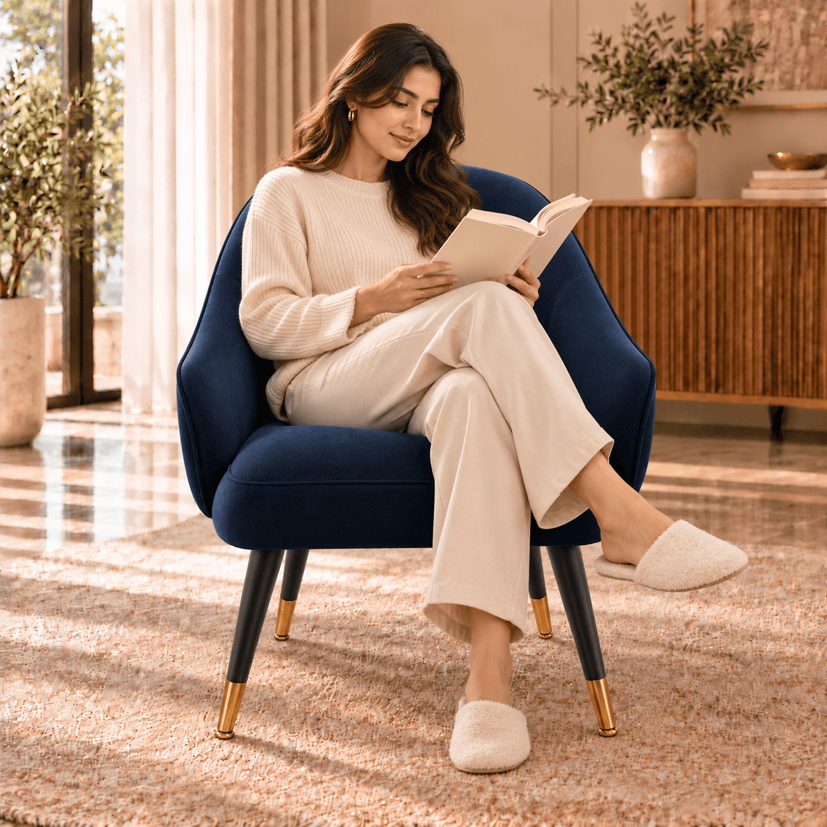 Lavise Celine Modern Accent Chair