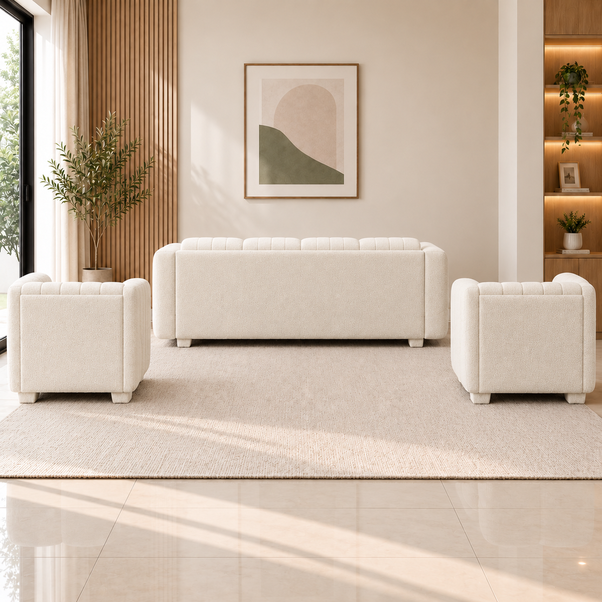 Lavise Cloudy 3+1+1 Sofa Set