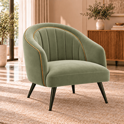 Lavise Opal Premium Upholstered Accent Chair