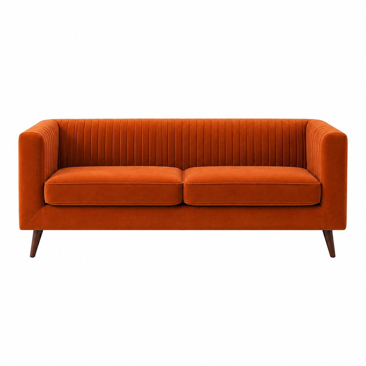 Lavise Fluted Comfort 3 Seater Sofa