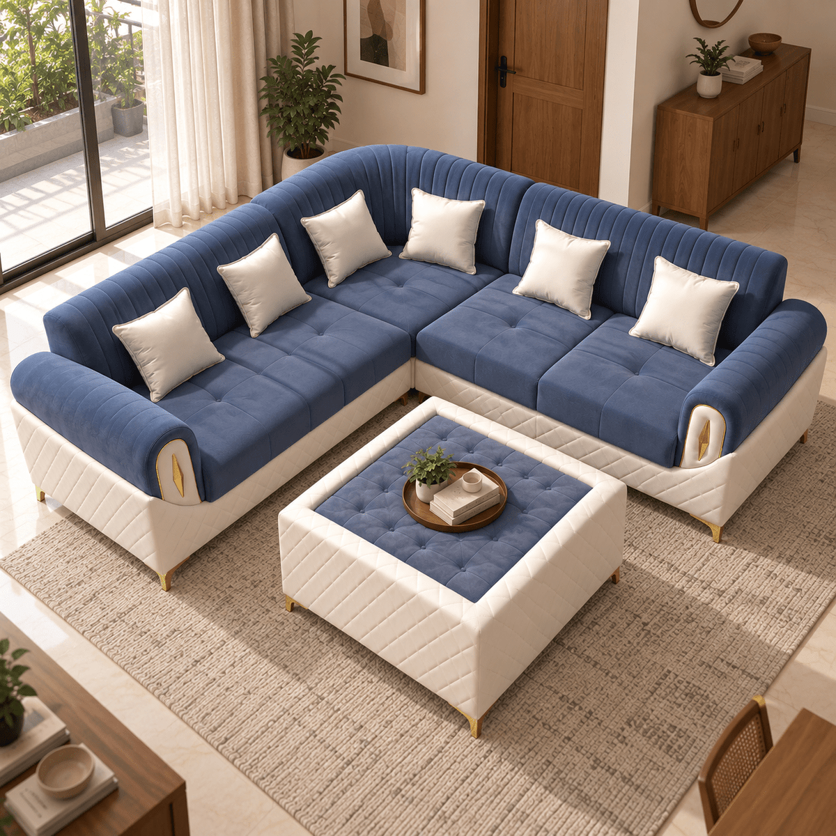 Lavise Royale L-Shaped Corner Sofa - Lavise