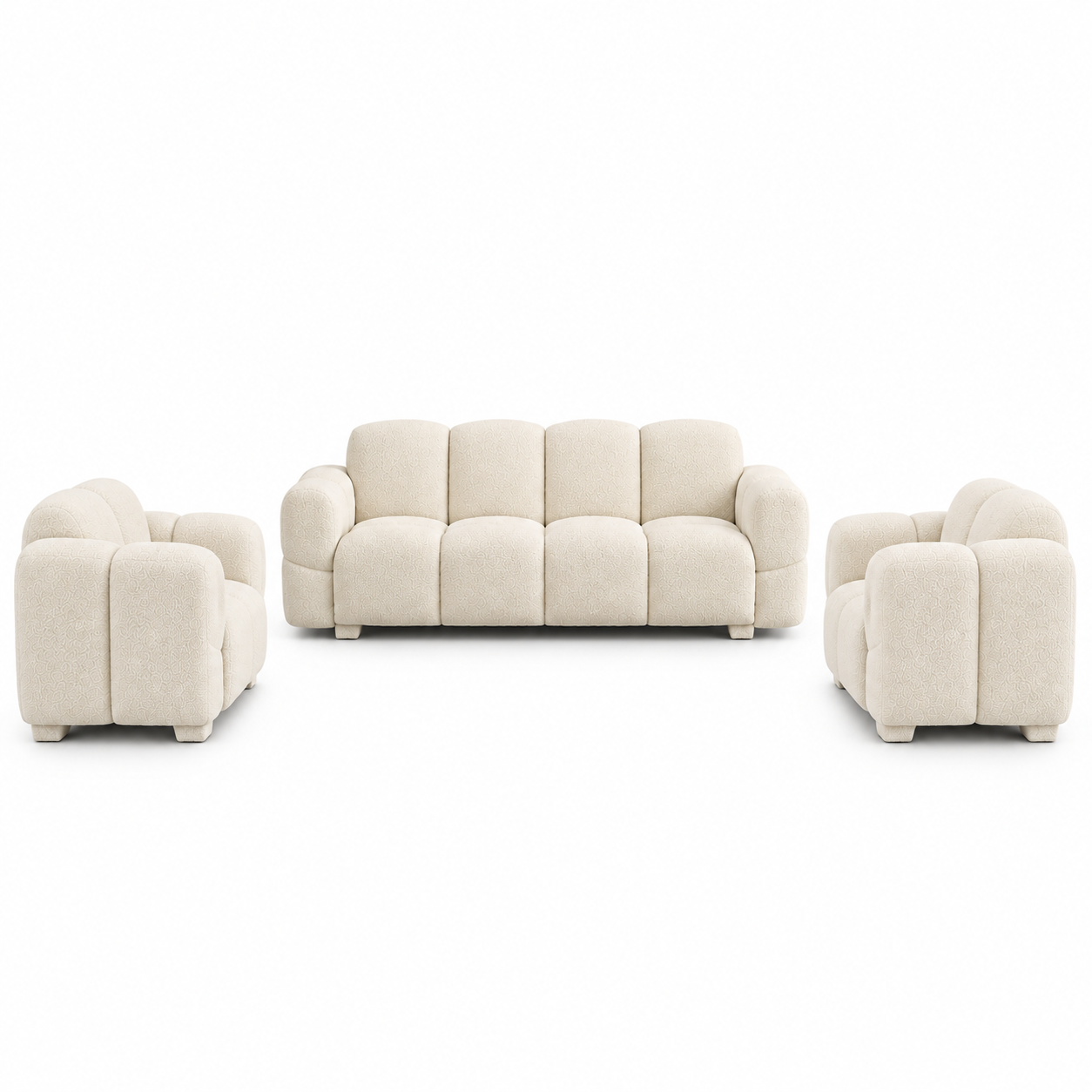 Lavise Cloudy 3+1+1 Sofa Set