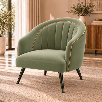 Lavise Opal Premium Upholstered Accent Chair