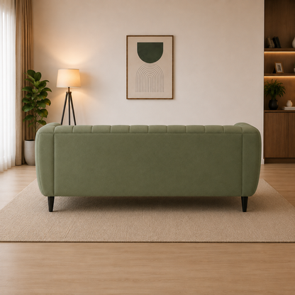 Lavise Curved Channel 3 Seater Sofa