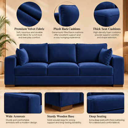 Lavise Cloudrest 3 Seater Sofa - Lavise