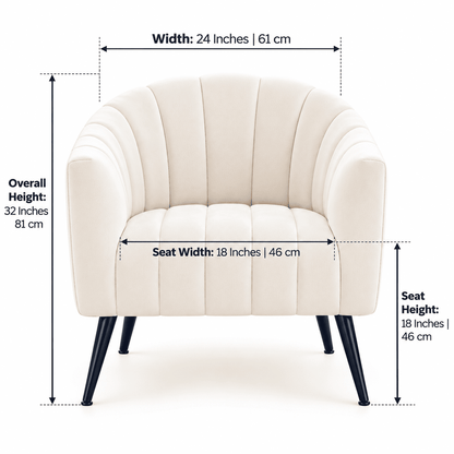 Lavise Aurelia Designer Accent Chair