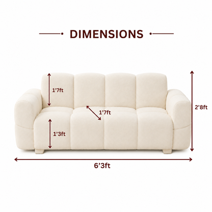 Lavise Cloudy 3 Seater Sofa