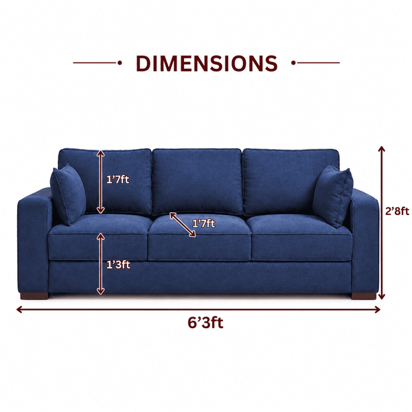 Lavise Cloudrest 3 Seater Sofa - Lavise